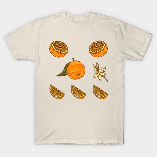 Oranges T-Shirt by Olooriel